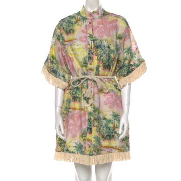 Zimmermann Dresses & Skirts - Zimmermann Multicolor Tropical Print Fabric